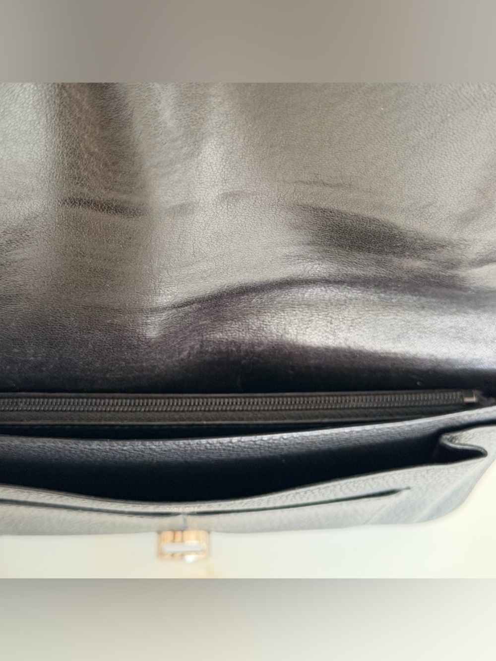 Hermes Dogon Duo Wallet Black w Palladium HW Great Condition - Picture 13 of 14